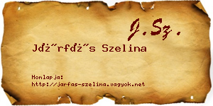 Járfás Szelina névjegykártya